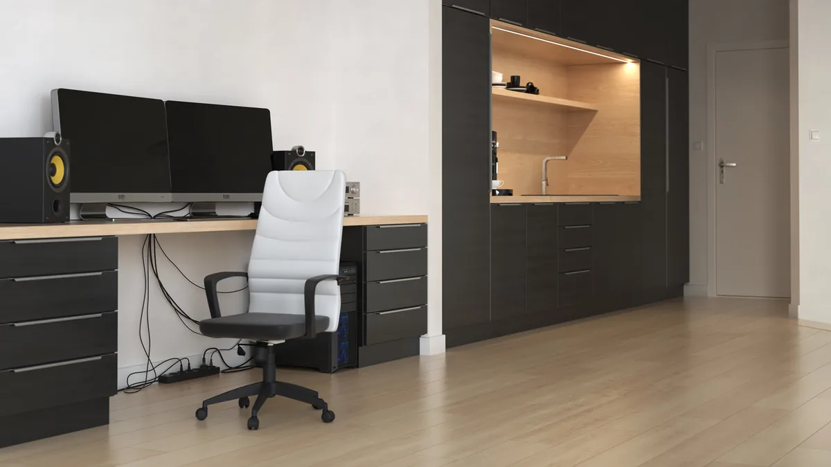 Byroom Office CASE White/Black (W-128A-WB)